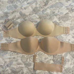 NWT strapless bras 34-36 B.